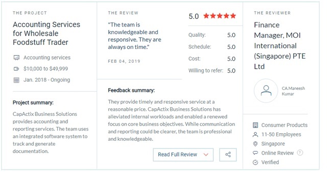 Preview Our Most Recent Client's Reviews