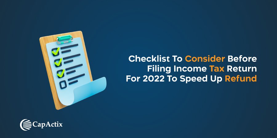 Steps To Consider Before Filing Income Tax Return to Speed Up Refund