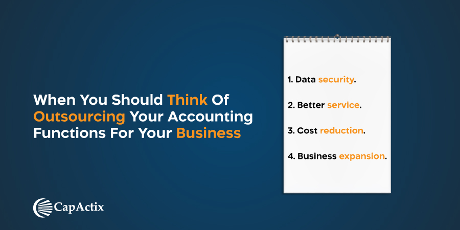 When you should think of outsourcing your Accounting functions for your business