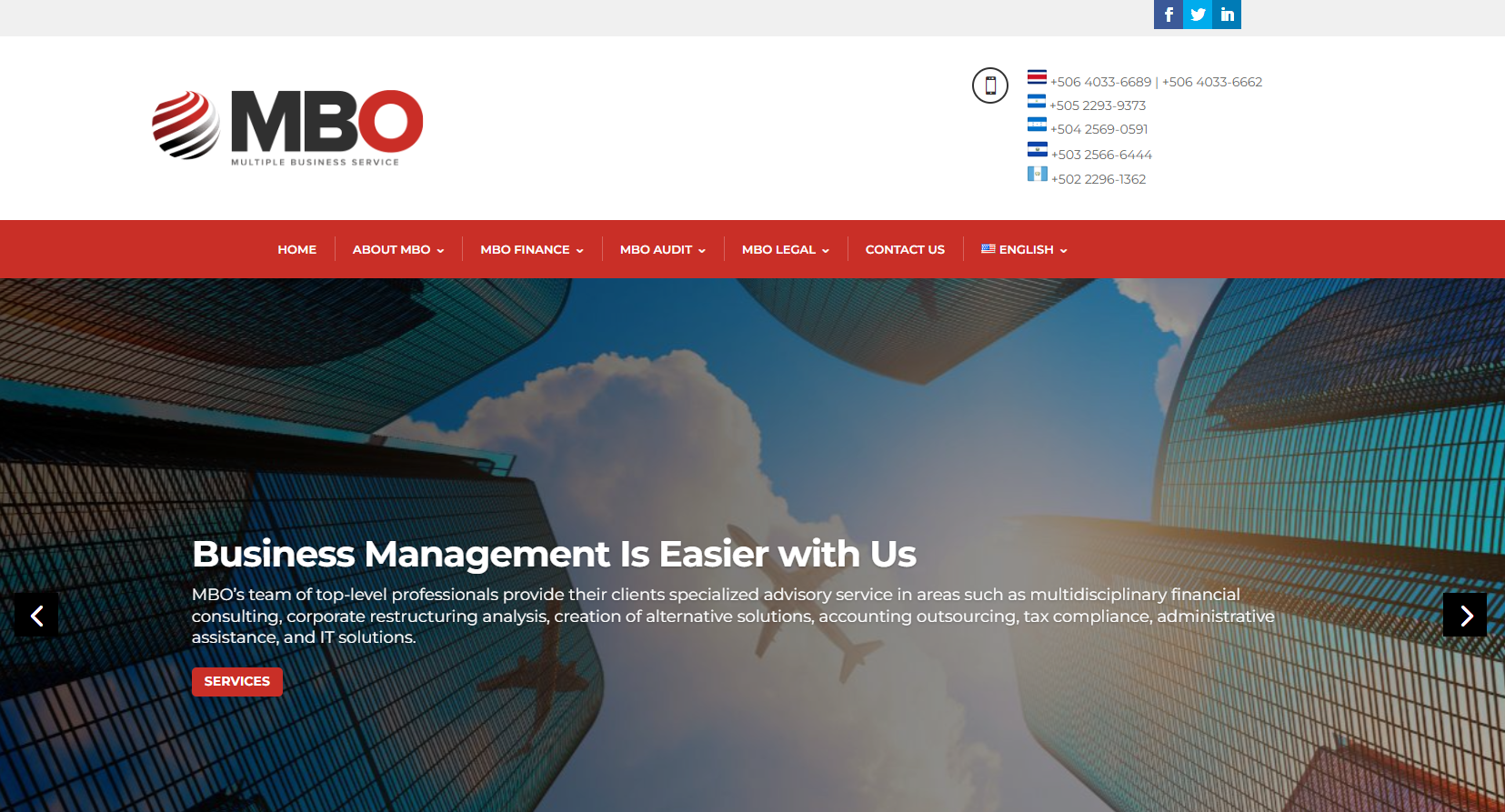 MBO Services Home Page