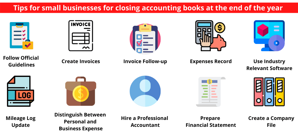Small Business Guidelines for Closing Accounting Books for Year End